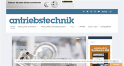 Desktop Screenshot of antriebstechnik.de