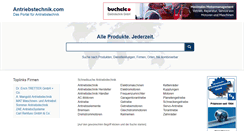 Desktop Screenshot of antriebstechnik.com